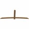 Ekena Millwork Bellingham Timber Gable Bracket, Western Red Cedar, 108"W x 45"H x 1 1/2"D x 5 1/2"F, 10/12 Pitch GBW108X45X0206BEL00SWR - alternate 2